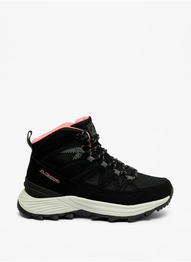 Kappa Women's Logo Detail Ankle Boots with Lace-Up Closure  - Image 1