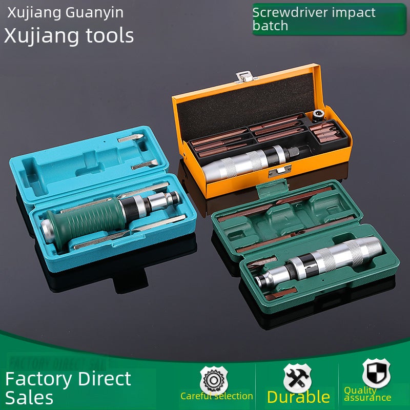 Impact Screwdriver, Impact Bit, Impact Screwdriver, Rust Screwdriver, Impact Screwdriver, Extractor, Tool(7-piece set) - Image 2
