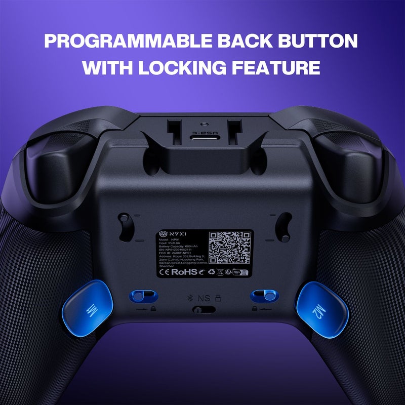 Nyxi Master P1 Wireless Game Controller for PC and Nintendo Switch 2, Black - Image 5