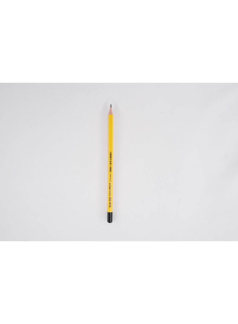 ام اند جي M&G EXAM 2B Wood pencil without eraser ,12 pcs in box - Image 3