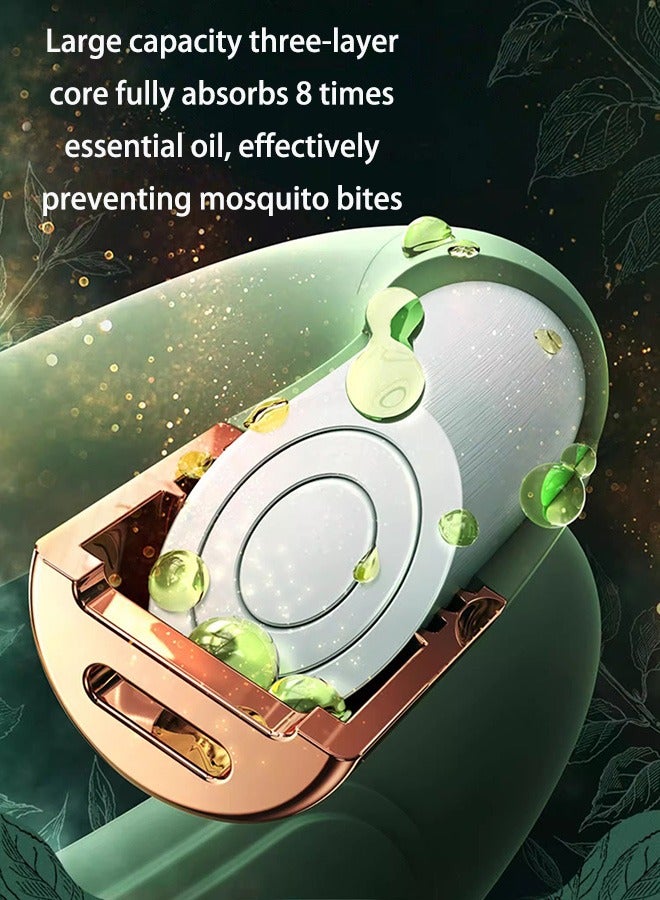 Mosquito Repellent Bracelet, Insect Repellent Bands Essential Oil Diffusion Mosquito Wristband DEET-Free Natural Plant for Babies Kids Adults (Green) - Image 3