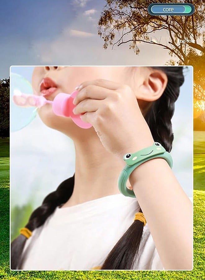 Mosquito Repellent Bracelet, Insect Repellent Bands Essential Oil Diffusion Mosquito Wristband DEET-Free Natural Plant for Babies Kids Adults (Green) - Image 5