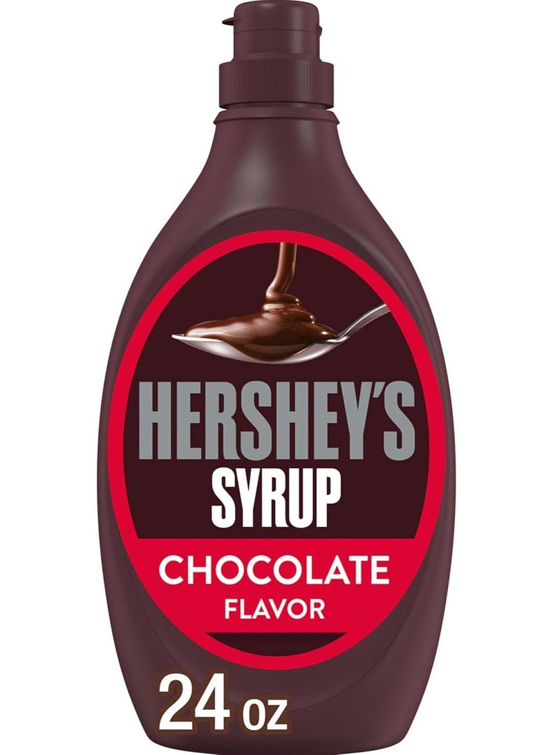 هيرشيز شراب بنكهة الشوكولاتة الأصلية، خالي من الدهون، يُحفظ في الثلاجة بعد الفتح، 680 غرام - Image 3