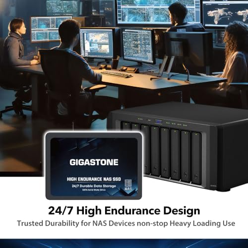 Gigastone 4TB NAS SSD Drive 24/7 Durable High Endurance RAID Data Storage Network Attached Storage 2.5" SATA Internal Solid State Hard Drives - Image 3