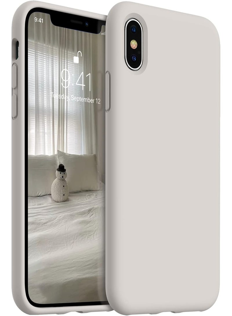 iPhone XS Case Cover Soft Liquid Silicone Rubber Phone Case iPhone XS Touch Premium Anti-Fingerprint Full-Body Protective Cover For iPhone XS 5.8 inch - Image 1