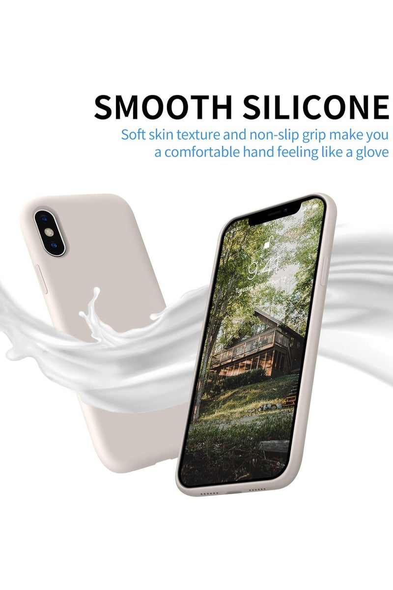 iPhone XS Case Cover Soft Liquid Silicone Rubber Phone Case iPhone XS Touch Premium Anti-Fingerprint Full-Body Protective Cover For iPhone XS 5.8 inch - Image 3