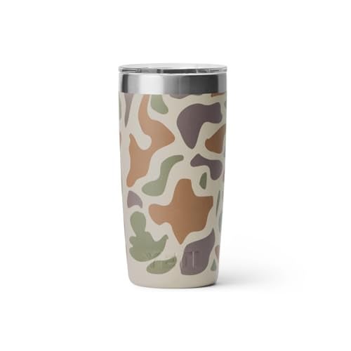 YETI Rambler 10 oz Tumbler, Stainless Steel, Vacuum Insulated with MagSlider Lid, Tan Camo - Image 5