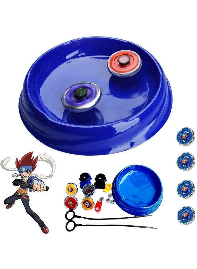 Kids Metal Fusion Beyblad Pack of 1 Baby Spinning Beybladt Toy, Plastic Compatible Multi Special Beyblads Combo Set(4D Bey Blad) Indoor Outdoor Best Birthday Gift for boy Girl Little Children  - Image 1