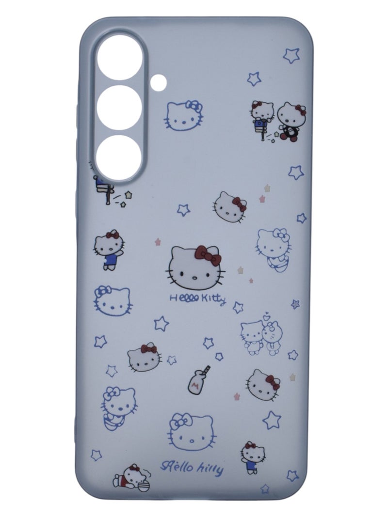 Hello Kitty Plastic Back Cover For Samsung Galaxy A55 - Multicolour - Image 1