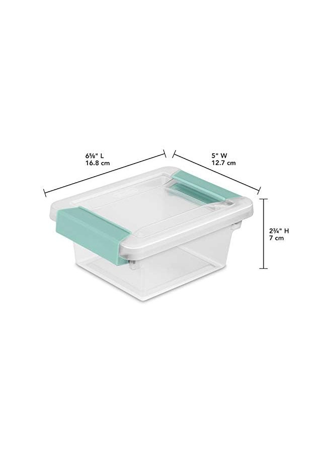 19698606 Mini Clip Box Clear With Blue Aquarium Latches - pzsku/Z1566EC39A4F942AAF1F4Z/45/_/1695799762/46005061-e2b7-4428-94dc-cc1bc2d4728e