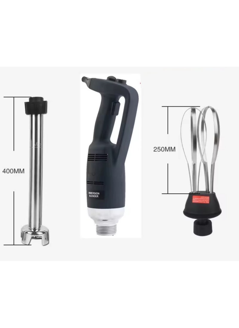 LETWOO LETWOO 500W Variable Speed 4000 to 16000RPM Commercial Immersion Blender Hand Held Mixer with 15.7Inch 304 Stainless Steel Removable Shaft & Detachable Whisk Attachment.  - Image 2