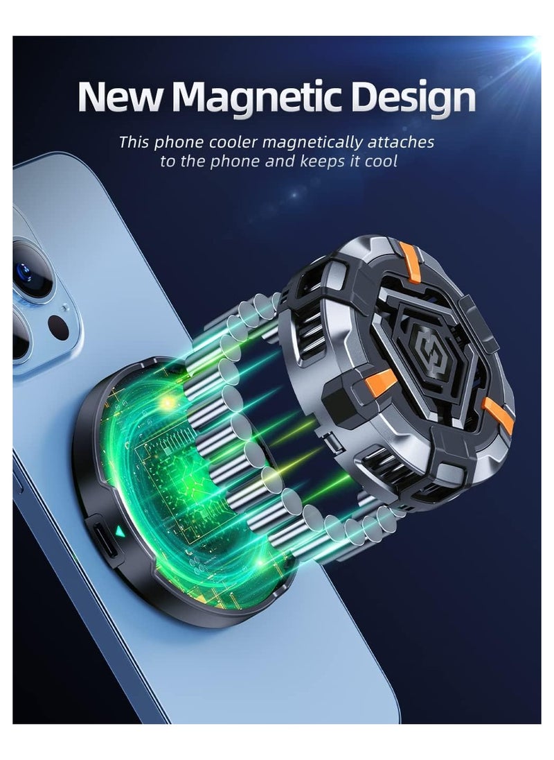 Benks Phone Cooler, Advanced Cooling Technology, Magnetic Attachment, Quiet Operation, Reduces Phone Temperature, Enhances Gaming Performance