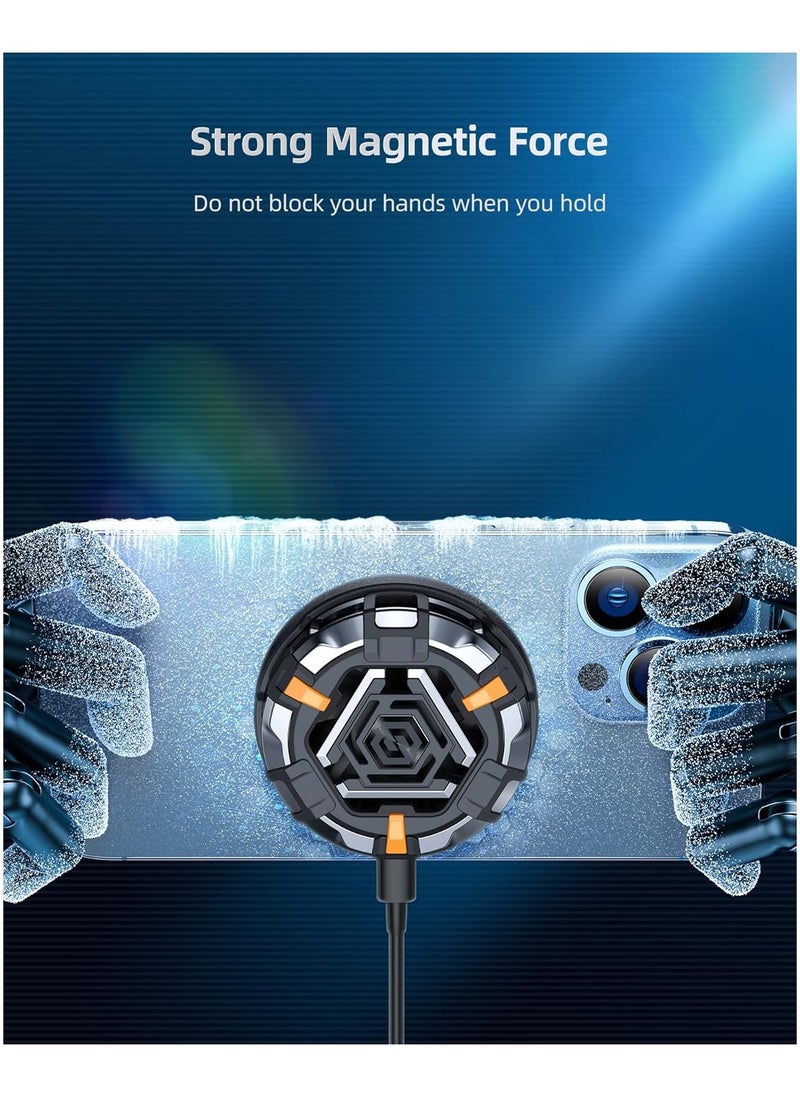 Benks Phone Cooler, Advanced Cooling Technology, Magnetic Attachment, Quiet Operation, Reduces Phone Temperature, Enhances Gaming Performance