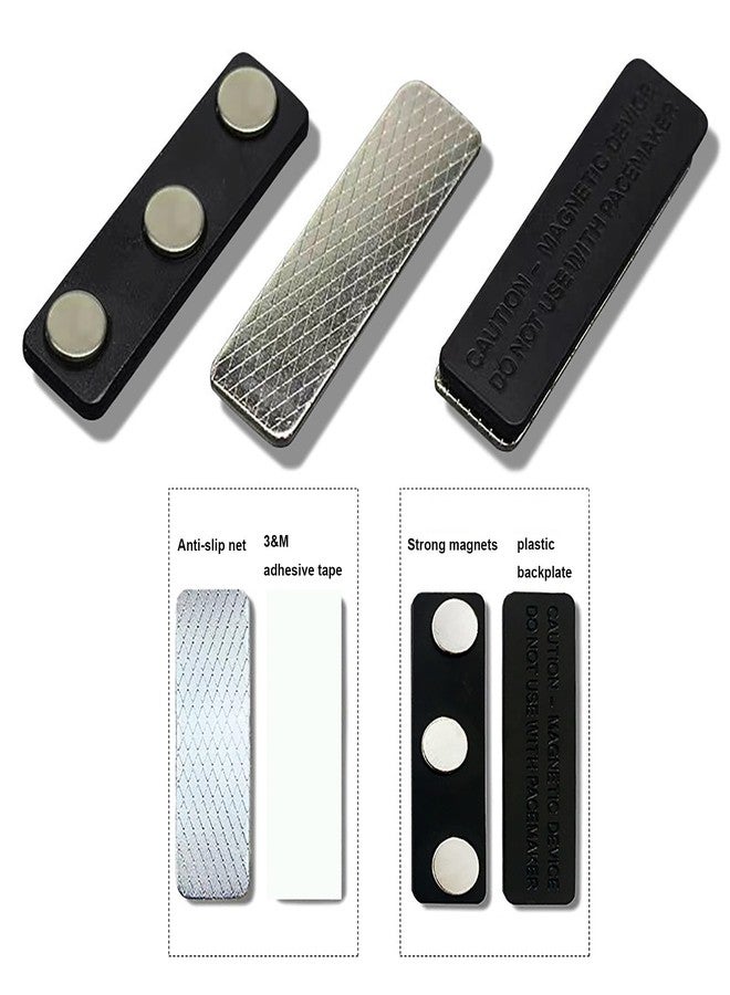 jingewell 20 Pack Magnetic Curtain Closure with Adhesive for Blackout Blind Accessory, Window Blinds, Name Badge Holders, Curtain Magnet with Super Strong Magnets for Blackout Curtains (20 Pairs) - Image 5