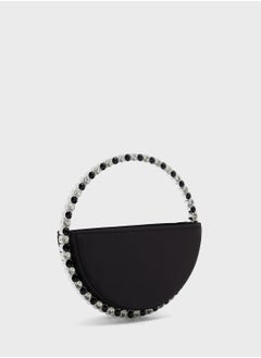 Khizana Diamante Round Clutch Bag  - Image 3