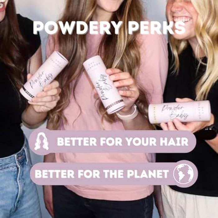 Dry Shampoo Powder | Organic & Vegan | Non-Aerosol Shampoo for Brown Hair | Adds Volume | 1.7 Oz | Talc-Free, Cruelty-Free | Made in USA | Eco-Friendly Packaging (Brown) - Image 2