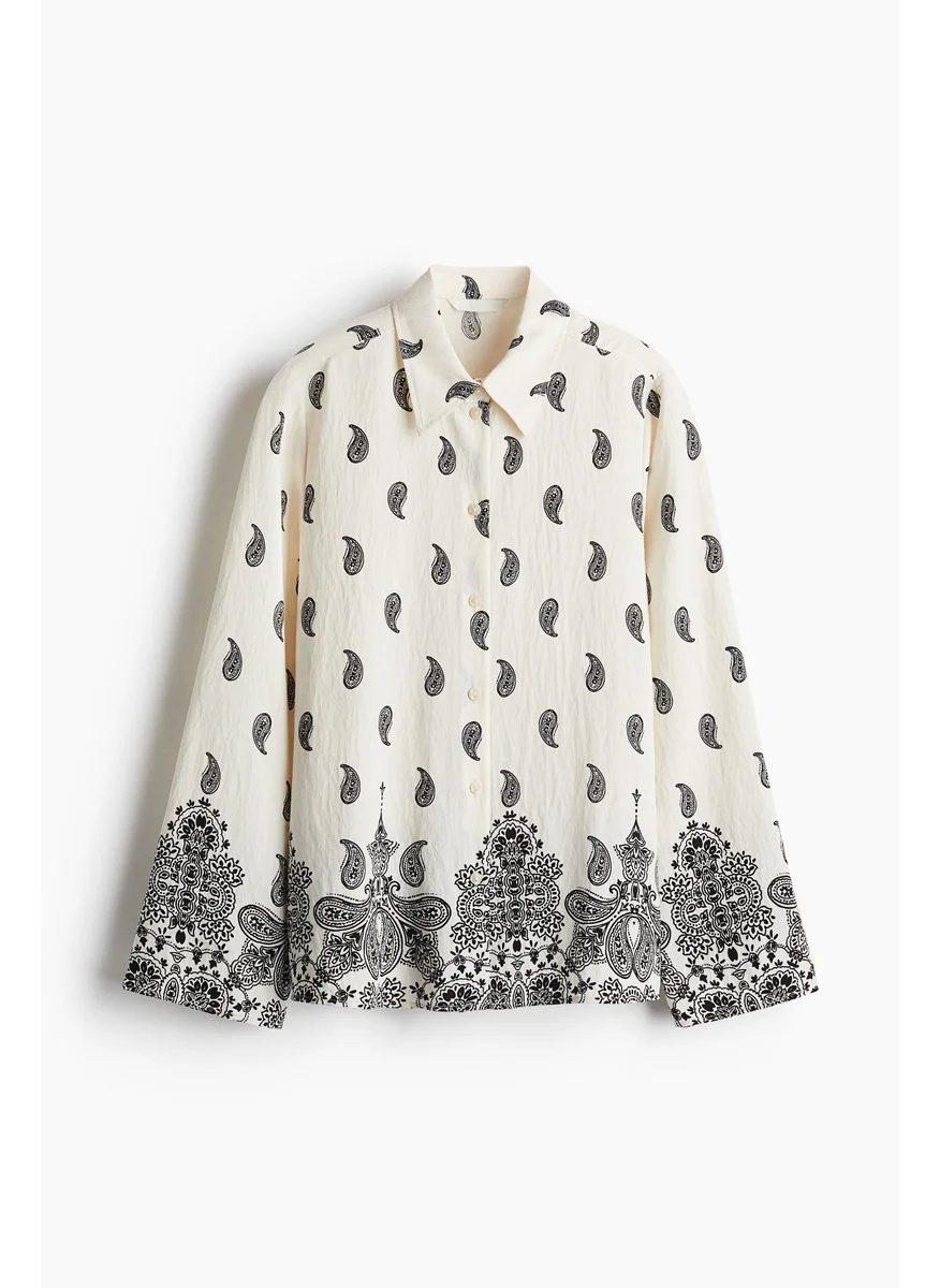 اتش اند ام Patterned Twill Shirt