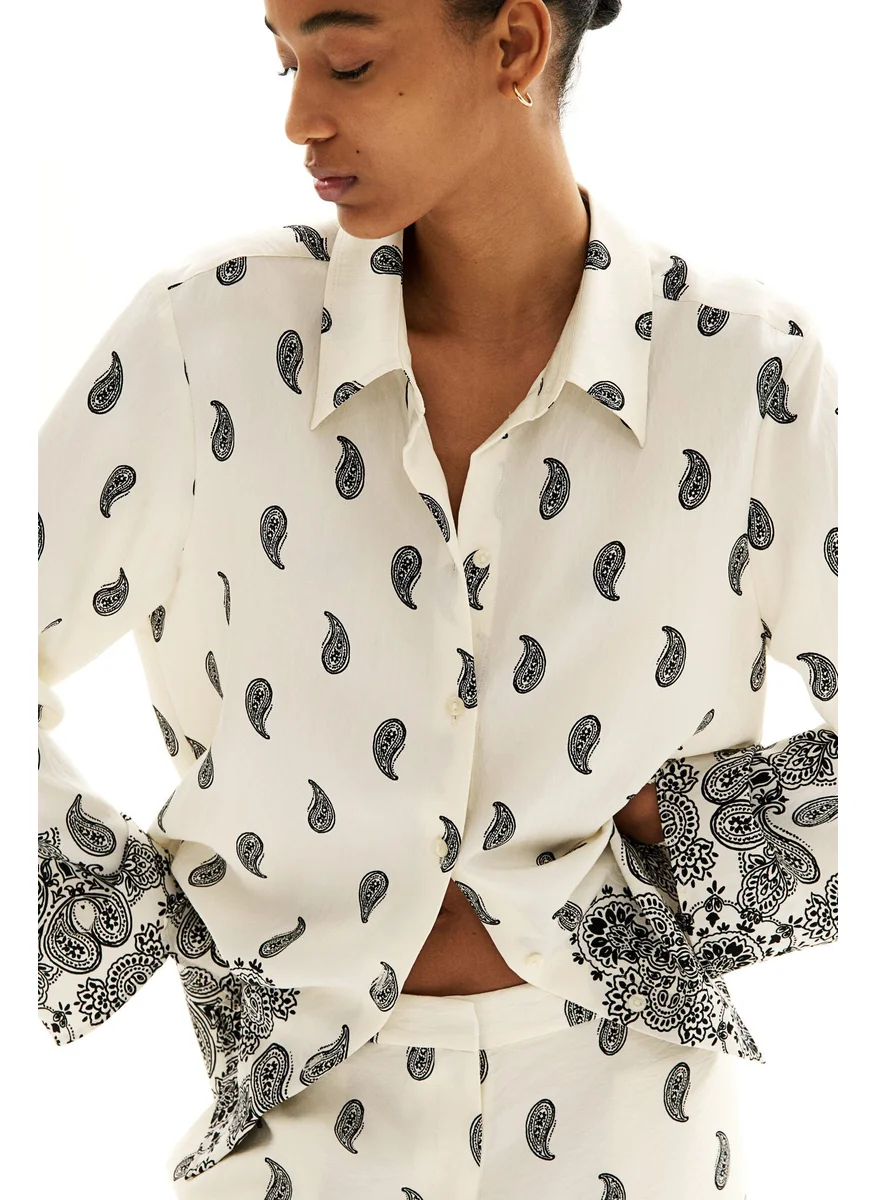 اتش اند ام Patterned Twill Shirt