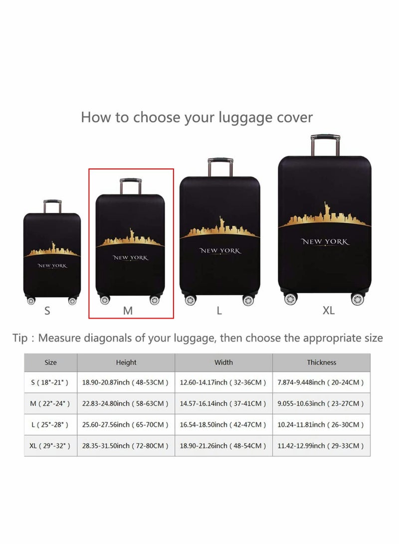KASTWAVE Thickened Luggage Cover, Water proof Travel Gear Luggage Protective Cover - Image 2