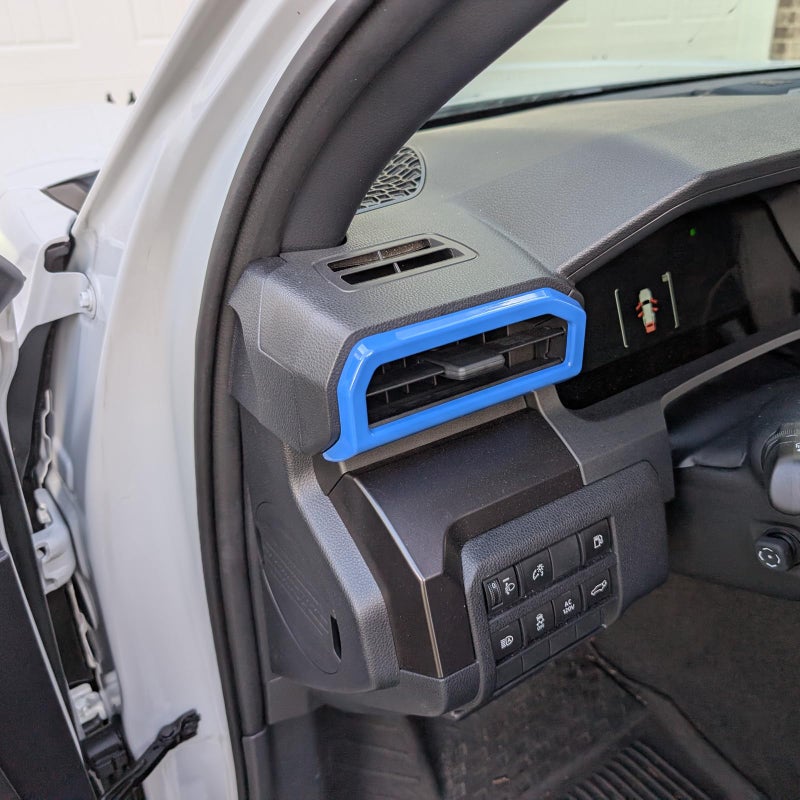 BORUIEN Dashboard Air Vent Outlet Cover for Toyota Tacoma 2024 2025 and 4Runner 2025 Interior Accessories Center Console Side Frame Decor Trim Cover (Blue, Air Vent Cover) - Image 4