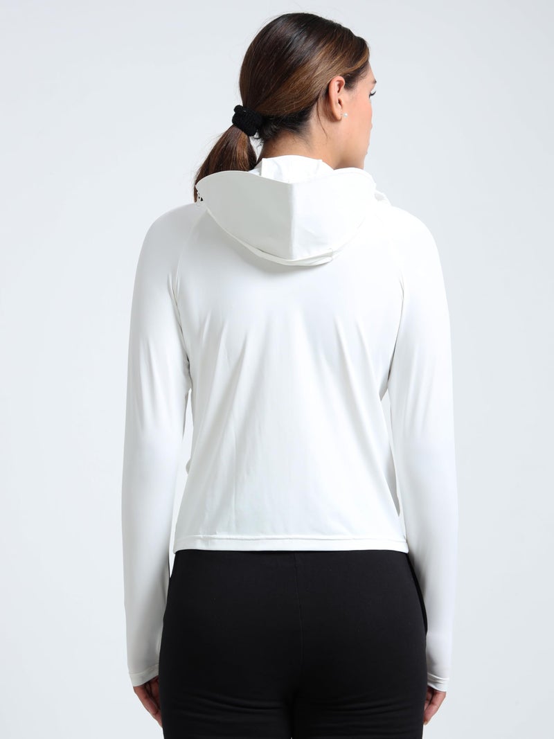 FABSPORTS Women's UV Protection Sun Screen Jacket, Full Zip Sun Protection Clothing, Lightweight with UPF 50+ Protection for Outdoors, with Pockets, Sun Protective Clothing for Women - Image 3