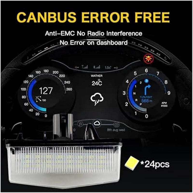 Vuzmode LED License Plate Lights for Toyota - Image 5