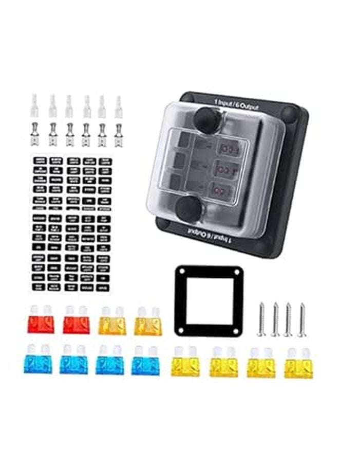 Compact Automotive Fuse Block Battery Terminal Distribution Box Easy Installation Circuit Troubleshooting - Image 1