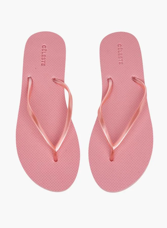 Women Solid Flip-Flops