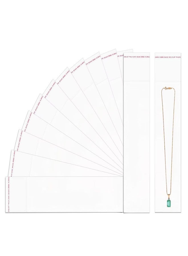 Doutop 100pcs 2x8'' Clear Resealable Cellophane Bags Long Adhesive Cello Bag 1mil Self-Sealing OPP Bags for Bakery Cookies Candies Jewelry Crafts Candles Party Decorative 16 Sizes to Choose from - Image 1