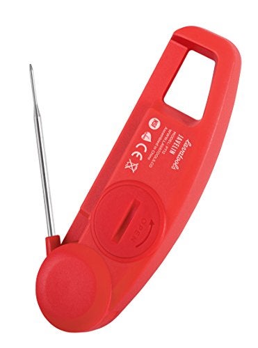 Lavatools Javelin® Ultra-Fast 3-Second Digital Instant Read Meat Thermometer for Grill and Cooking, 2.75" Probe, Compact Foldable Design, Large Display, IP65 Water Resistant, NSF Certified – Sambal - Image 3