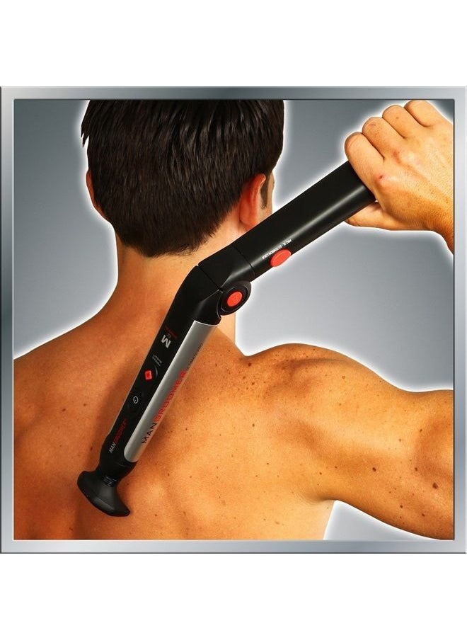 MANGROOMER - ULTIMATE PRO Back Shaver with 2 Shock Absorber Flex Heads, Power Hinge, Extreme Reach Handle and Power Burst - Image 1