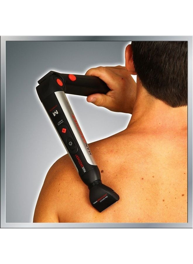 MANGROOMER - ULTIMATE PRO Back Shaver with 2 Shock Absorber Flex Heads, Power Hinge, Extreme Reach Handle and Power Burst - Image 1