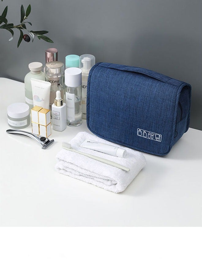 Hanging Travel Toiletry Bag, 23cm Waterproof Polyester Material, Unisex Multi-Pocket Organizer (Suitable for Middle East Business Trips/Vacations/Gym) - Image 2