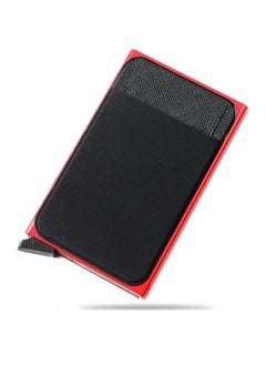 Pop-up Credit Card Holder Switch Sliding Business Card Case RFID Blocking Wallets for Men and Women