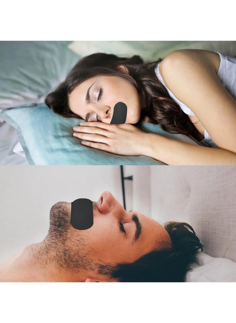 Generic - 30 PCS Sleep Tape Patch, Sleep Strips, Mouth Tape for Sleeping Specially Designed for Lip Contact,Mouth Sleep Tape for Improved Nasal Breathing and Reduced Snoring (Black) - Image 1