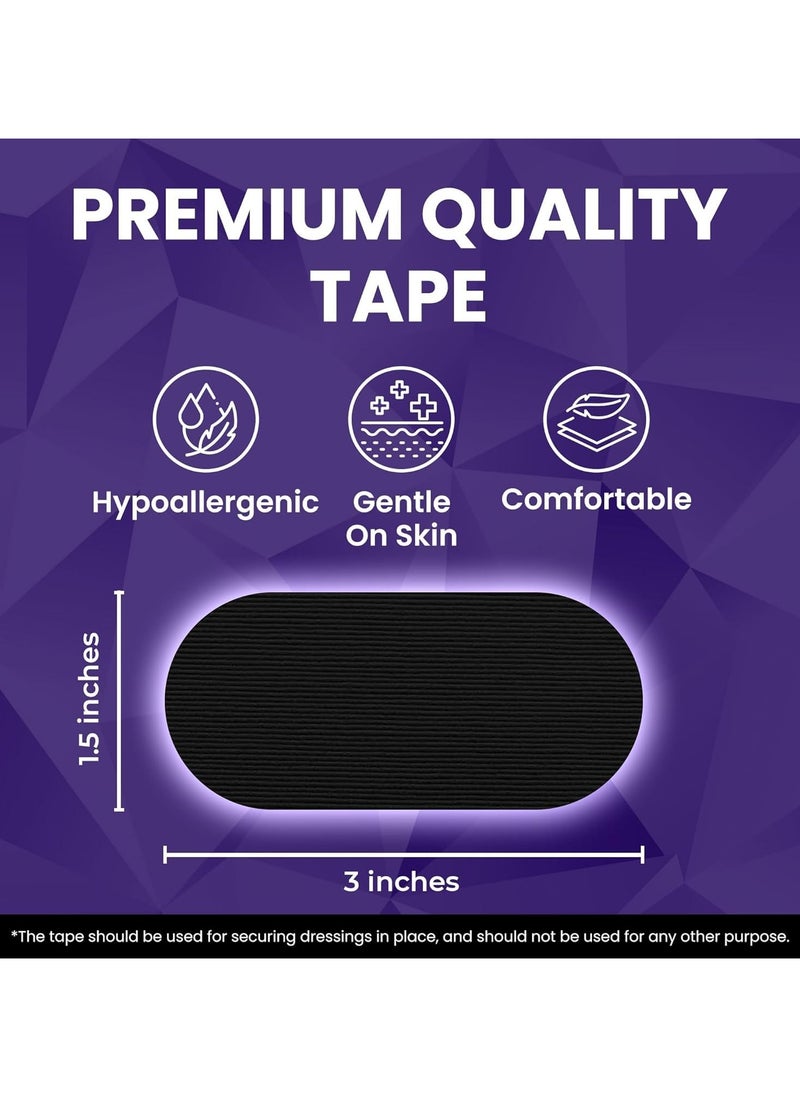 Generic - 30 PCS Sleep Tape Patch, Sleep Strips, Mouth Tape for Sleeping Specially Designed for Lip Contact,Mouth Sleep Tape for Improved Nasal Breathing and Reduced Snoring (Black) - Image 1
