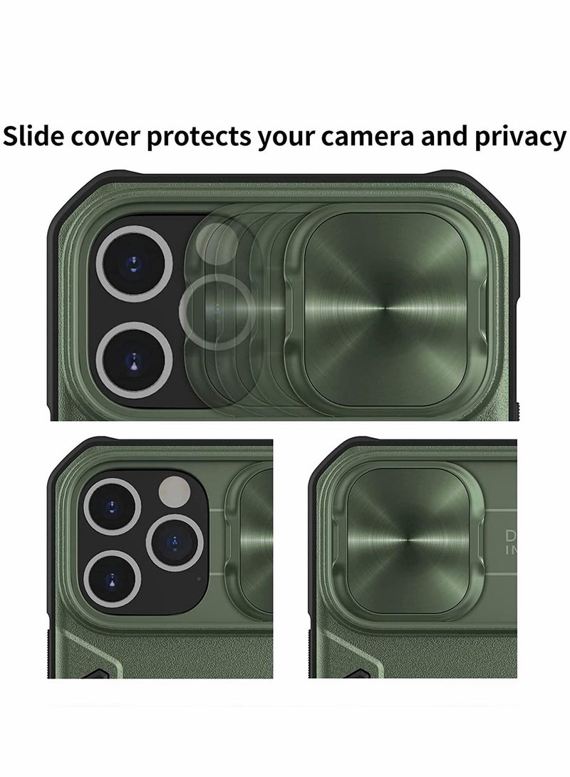 Excefore Case for iPhone 12 Mini 5.4'' - Military Grade Case with 360° Kickstand Ring Stand and Slide Camera Cover, PC & TPU Impact - Resistant Bumpers Armor Case  - Image 4