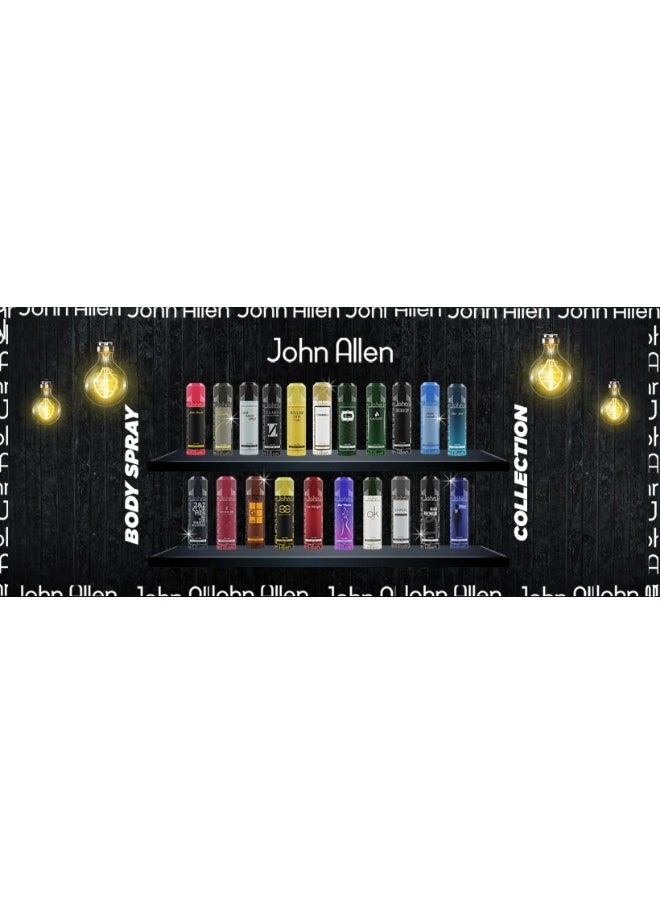 John Allen 2&2 Club Men Deodorant Body Spray - 200ml  - Image 4