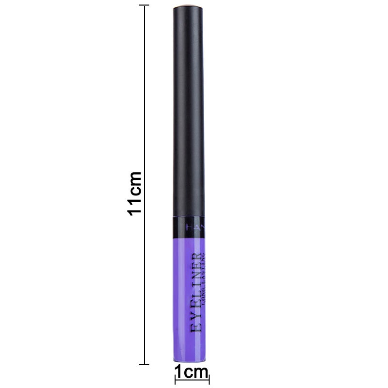 DekRion Liquid Eyeliner, Matte Colored Eyeliners, Purple Eyeliner, White Black Red Brown Green Waterproof High-pigmented Colorful Eyeliners Eye Makeup,1PC Purple - Image 2