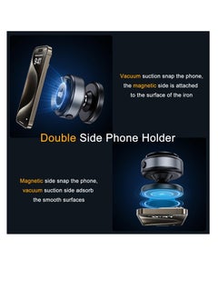 LIVVY Upgraded 360° Adjustable Electric Vacuum Magnetic Suction Cup Phone Mount, Hands-Free Magnetic Cell Phone Holder for Car, Gym, Mirror, Smooth Surface, Compatible with Magsafe iPhone  - Image 2