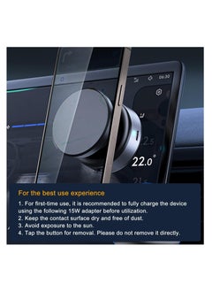 LIVVY Upgraded 360° Adjustable Electric Vacuum Magnetic Suction Cup Phone Mount, Hands-Free Magnetic Cell Phone Holder for Car, Gym, Mirror, Smooth Surface, Compatible with Magsafe iPhone  - Image 4