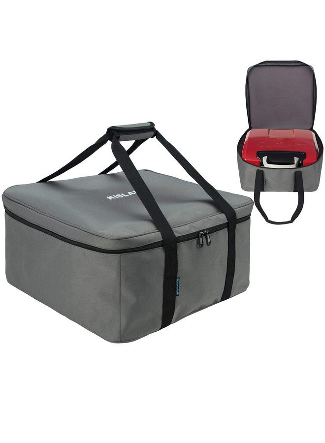 KISLANE Carrying Bag for Cuisinart CGG-180T Grill, Portable Grill Bag for Outdoor Gourmet Grill, Tabletop Grill Storage Bag for Cuisinart CGG-180T (Grey) - Image 1