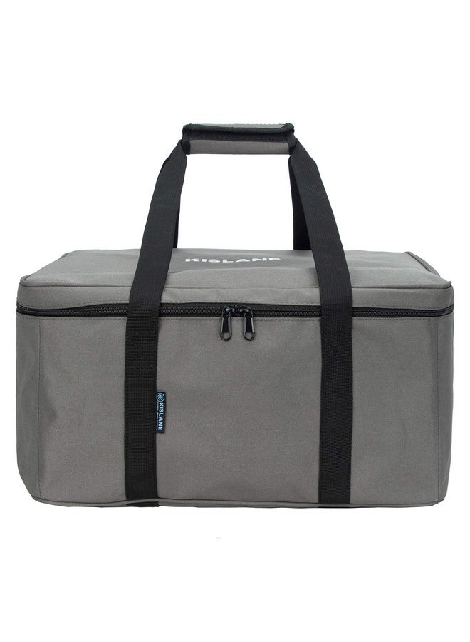 KISLANE Carrying Bag for Cuisinart CGG-180T Grill, Portable Grill Bag for Outdoor Gourmet Grill, Tabletop Grill Storage Bag for Cuisinart CGG-180T (Grey) - Image 2