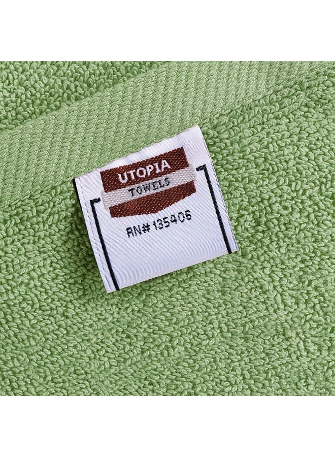Utopia Towels Premium Hand Towels - 100% Cotton, Ultra Soft and Highly Absorbent, 600 GSM Extra Large Hand Towels 16 x 28 inches, Hotel & Spa Quality (6 Piece Hand Towels, Sage Green) - Image 3