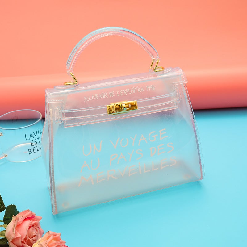 Jelly Bag Winter New Fashionable Transparent Handbag Personalized Simple All-Match Shoulder Crossbody Women'S Bag - Image 5