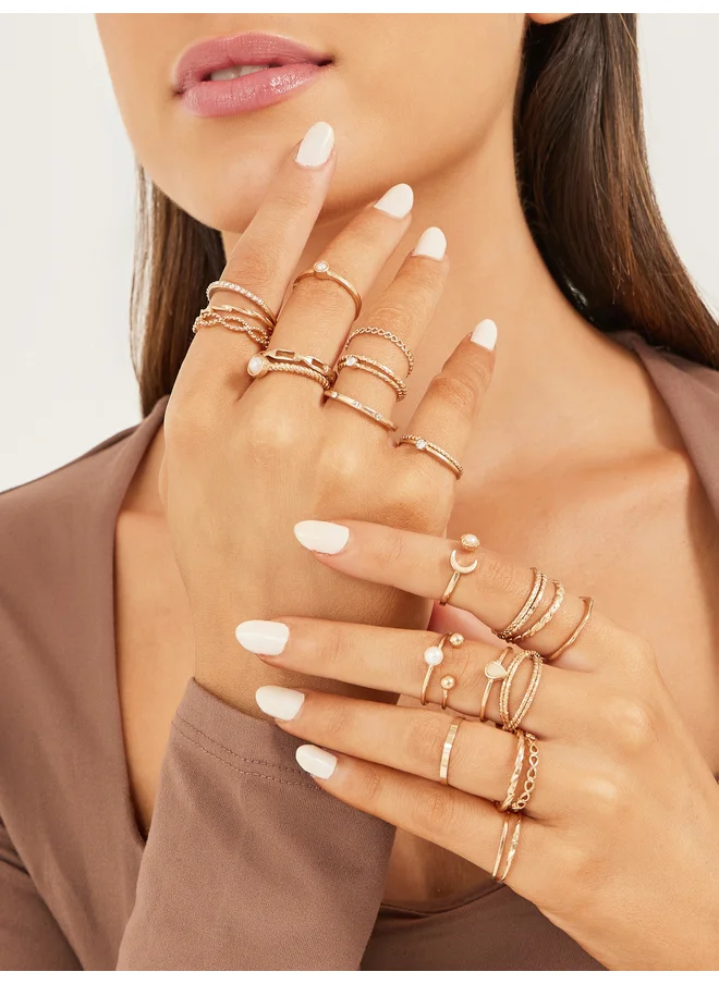 ستايلي Styli Casual Ring Set