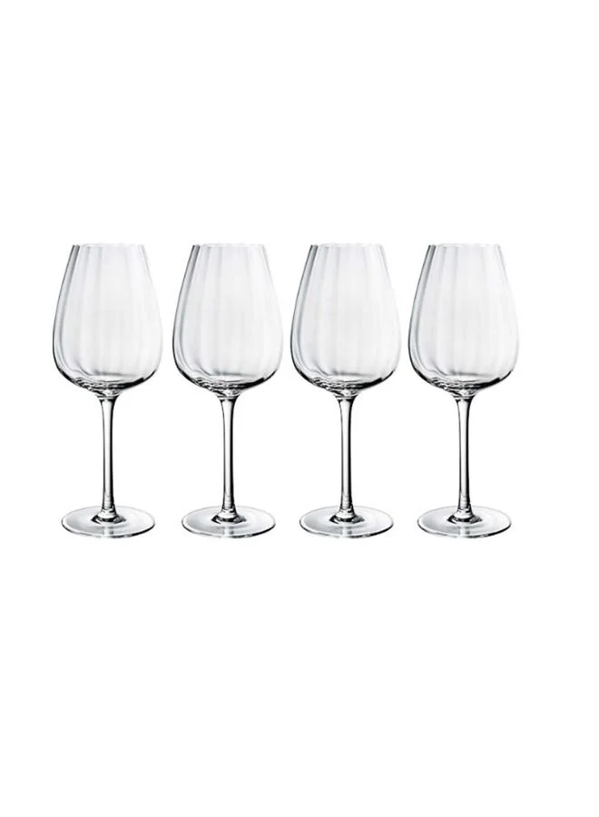 Villeroy & Boch 4-Piece Rose Gardern White wine glass