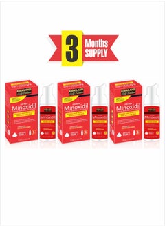 Kirkland Signature Minoxidil Gold Edition Foam - Premium Solution for Hair Loss and Healthy Growth - 3pcs 