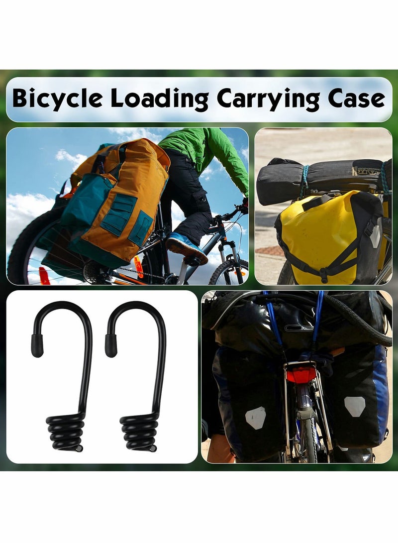 20 Pieces 3/8 Inch Plastic Coated Bungee Cord Hooks Spiral Bungee Hooks Shock Cord Hook Wire Hooks End for Elastic Rope, Boating, Camping, Auto and Outdoor Uses (No Bungee Cords) - Image 5