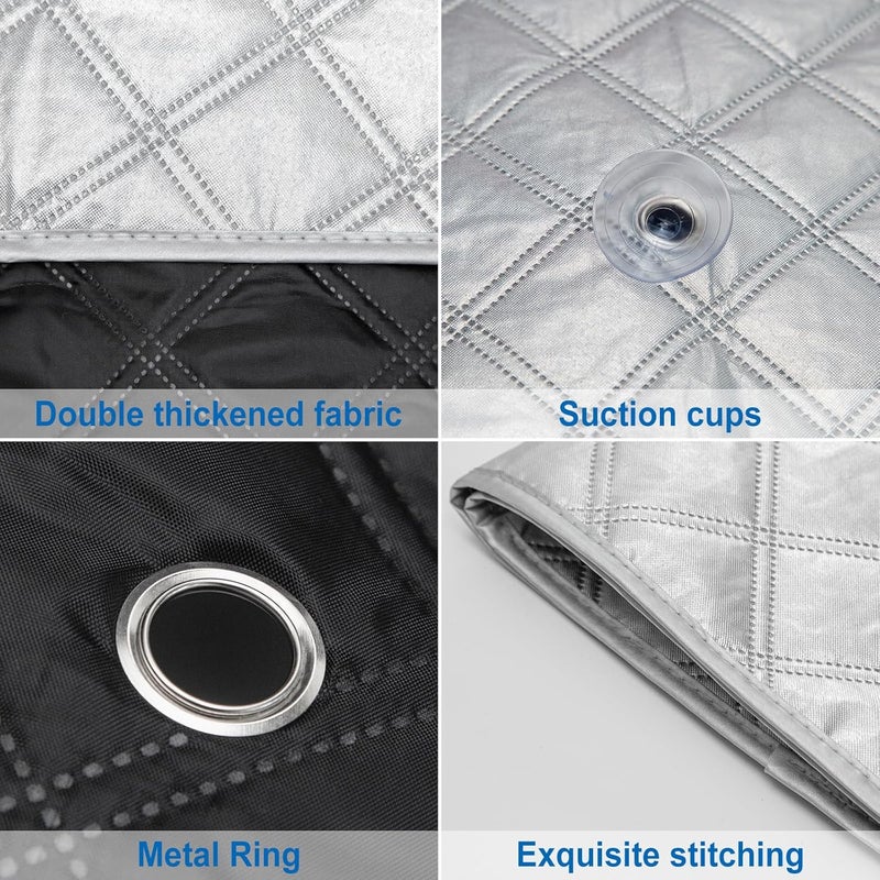 CICMOD UV Protection Sunshade Cover for VW T5 T6 - 3 Pieces with Storage Bag - Image 2